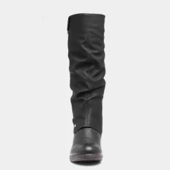 Womens Low Heel High Leg Boot*Rieker Fashion