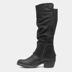 Womens Low Heel High Leg Boot*Rieker Fashion