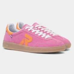 Womens & Orange Suede Shoe*Rieker New