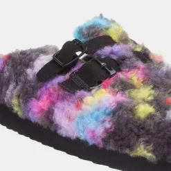 Abel Womens Multi Faux Fur Mule Sandal*Rocket Dog New