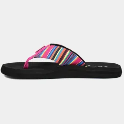 Adios Aloe Womens Multi Flip Flop*Rocket Dog Discount