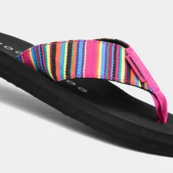 Adios Aloe Womens Multi Flip Flop*Rocket Dog Discount
