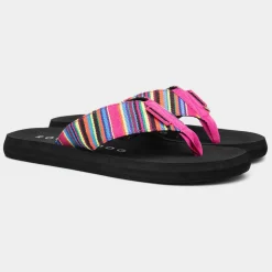 Adios Aloe Womens Multi Flip Flop*Rocket Dog Discount