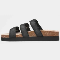 Astor Womens Black Glitter Sandal*Rocket Dog Clearance