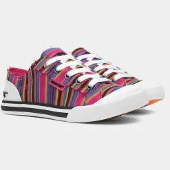 Jazzin Aloe Womens Multi Stripe Canvas*Rocket Dog Best