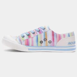 Jazzin Dens Womens Multi Rainbow Canvas*Rocket Dog New