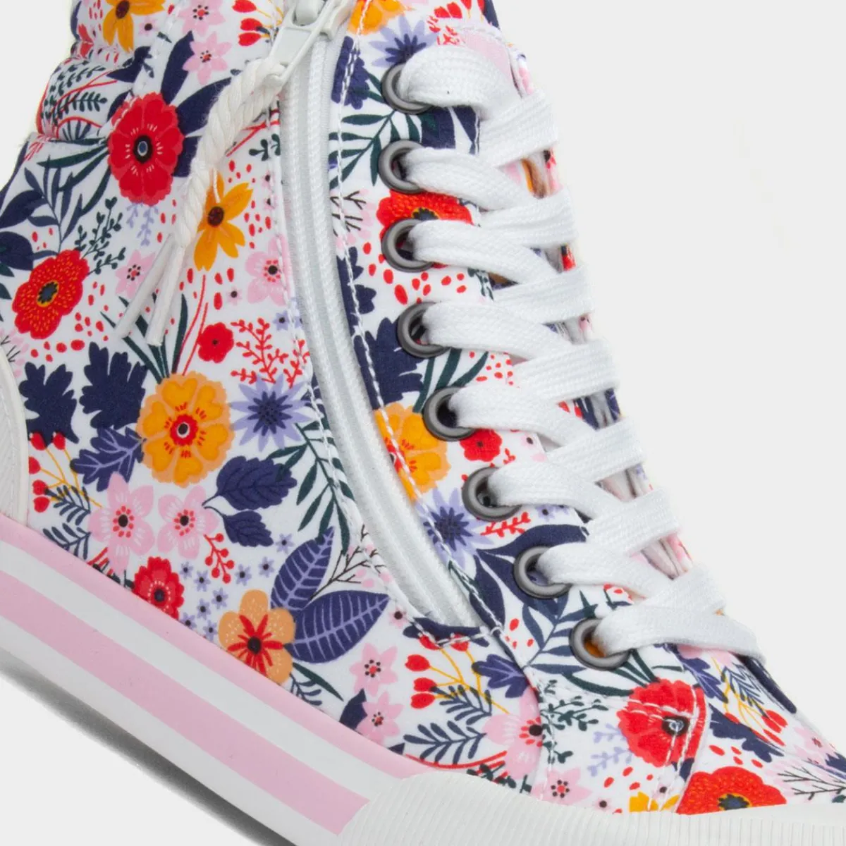 Jazzin Hi Malden Womens Floral Canvas*Rocket Dog Fashion