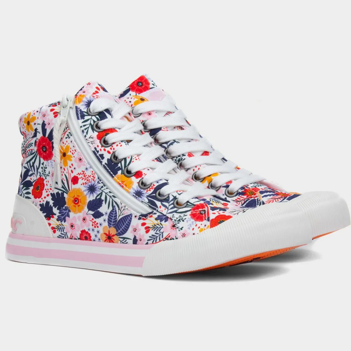 Jazzin Hi Malden Womens Floral Canvas*Rocket Dog Fashion