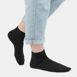 Settle 5 Pack Black Trainer Socks Sizes 7-11*shoezone Best