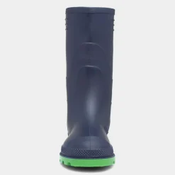 Shower Kids Navy and Lime Green Welly Size 10-6*shoezone Outlet