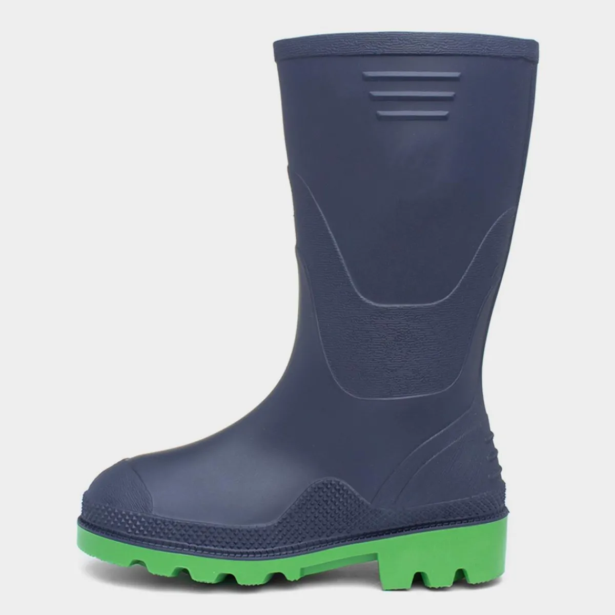 Shower Kids Navy and Lime Green Welly Size 10-6*shoezone Outlet