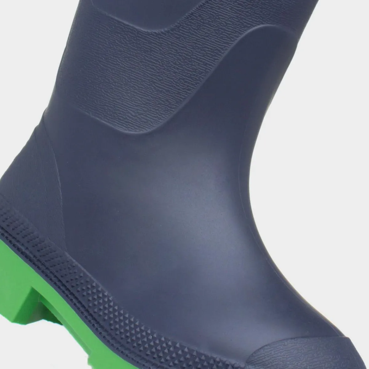 Shower Kids Navy and Lime Green Welly Size 10-6*shoezone Outlet