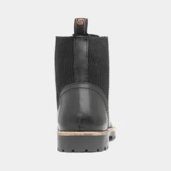 Manchester Mens Black Lace Up Boot*Silver Street Outlet