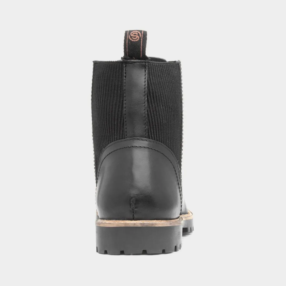 Manchester Mens Black Lace Up Boot*Silver Street Outlet