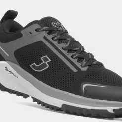 Mens Black Lace Up Trainer*SJ Online