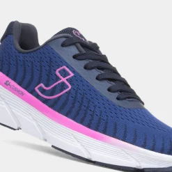 Womens Navy Lace Up Trainer*SJ Outlet