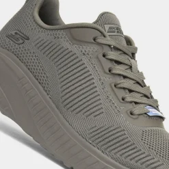 Bobs Squad Face Off Womens Olive Trainer*Skechers Outlet