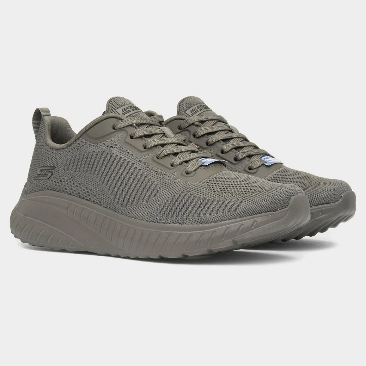 Bobs Squad Face Off Womens Olive Trainer*Skechers Outlet