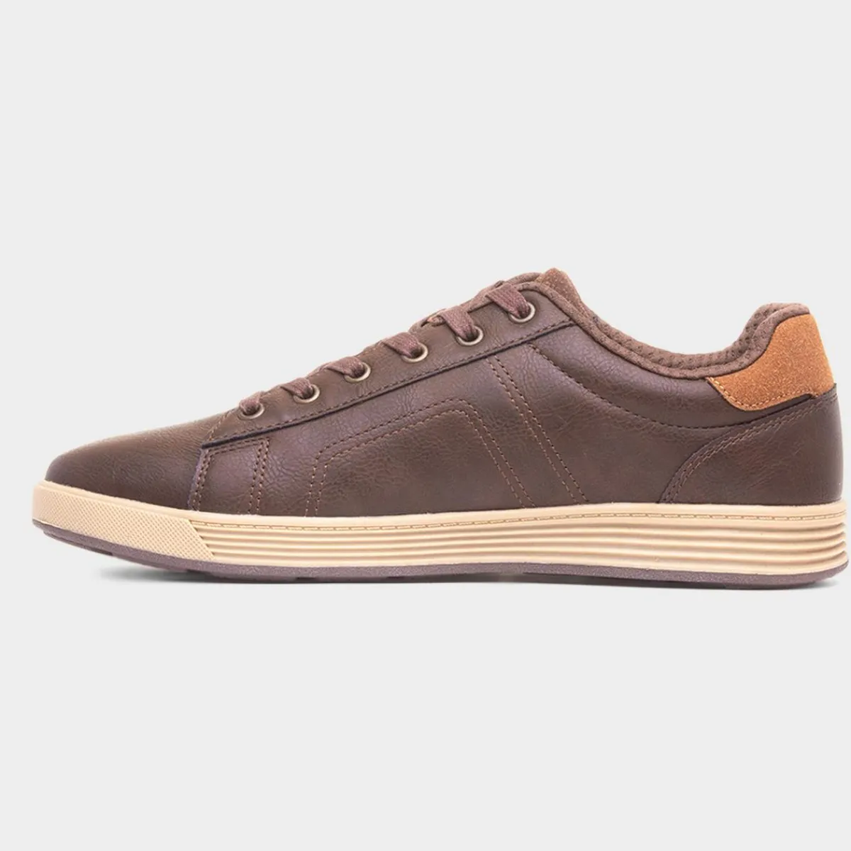 Cavell Hensley Mens Brown Lace Up Shoe*Skechers Discount