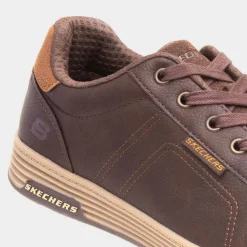 Cavell Hensley Mens Brown Lace Up Shoe*Skechers Discount