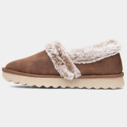 Cosy Up Womens Chestnut Full Slipper*Skechers Fashion