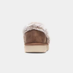 Cosy Up Womens Chestnut Full Slipper*Skechers Fashion