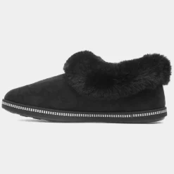 Cozy Campfire Womens Black Full Slipper*Skechers Discount