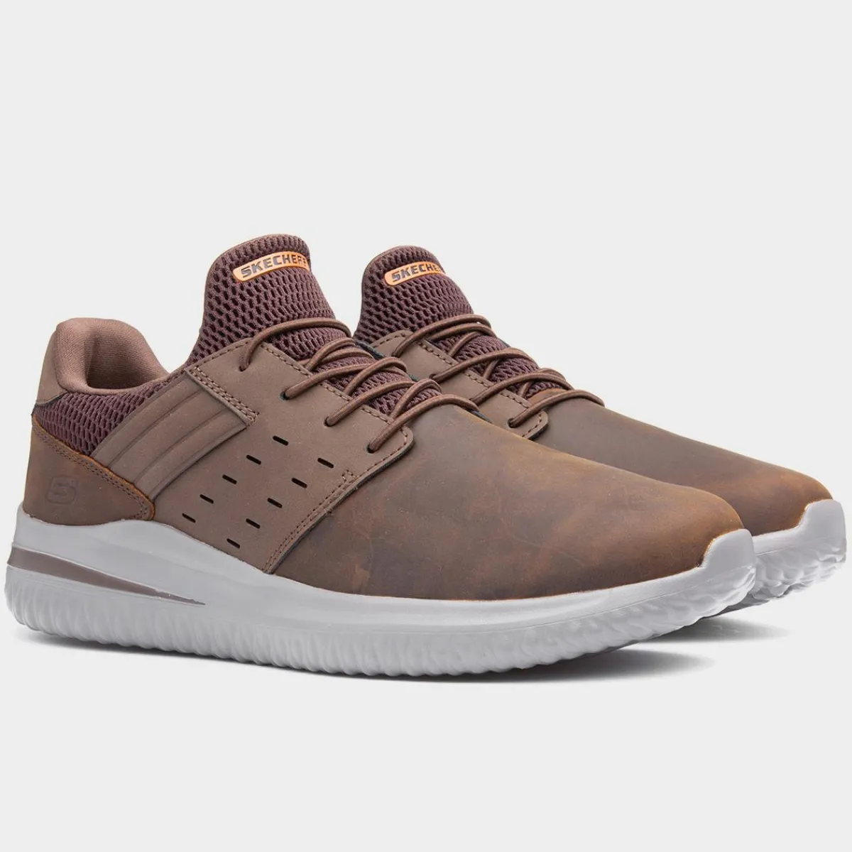 Delson 3.0 Ezra Mens Brown Shoe*Skechers New