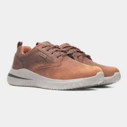 Delson 3.0 Glavine Mens Chestnut Shoe*Skechers Fashion