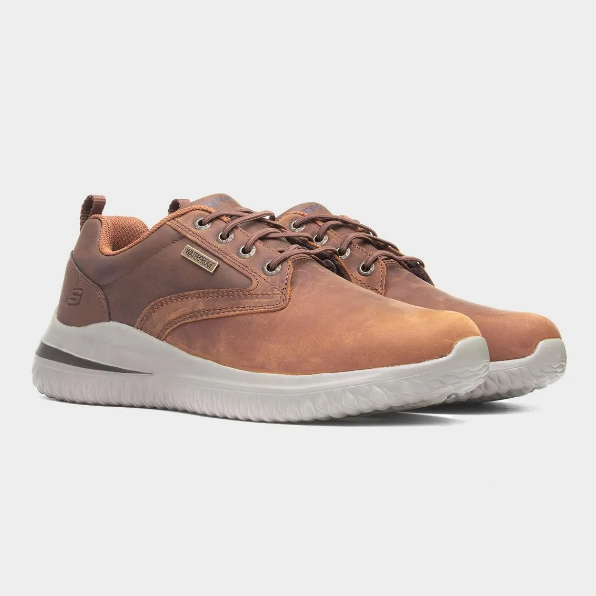 Delson 3.0 Glavine Mens Chestnut Shoe*Skechers Fashion