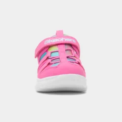 Flex Splash Girls Pink Closed Toe Sandal*Skechers Outlet
