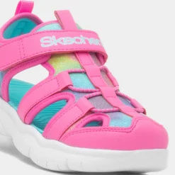 Flex Splash Girls Pink Closed Toe Sandal*Skechers Outlet