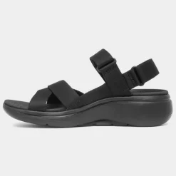 Go Walk Arch Fit Womens Black Sandals*Skechers Best