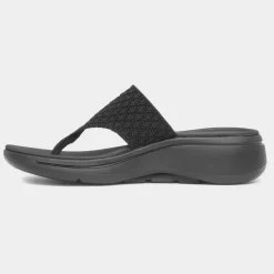 Go Walk Arch Fit Womens Black Sandal*Skechers Best