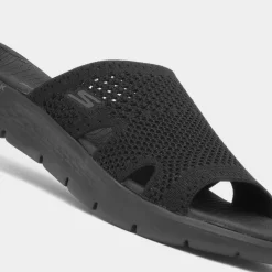 Go Walk Flex Elation Womens Black Sandals*Skechers Discount