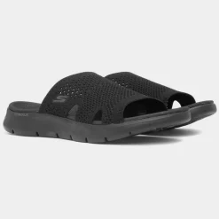 Go Walk Flex Elation Womens Black Sandals*Skechers Discount