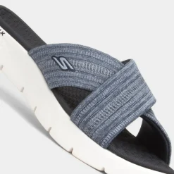 Go Walk Flex Impressed Womens Navy Sandal*Skechers Fashion
