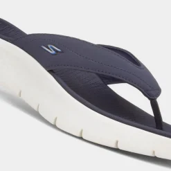 Go Walk Flex Vallejo Mens Navy Sandal*Skechers Outlet