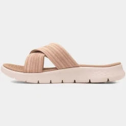 Go Walk Flex Womens Taupe Sandal*Skechers Clearance