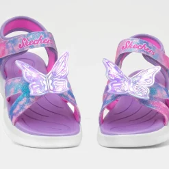 Jumpsters Girls Lavender Light Up Sandal*Skechers Best