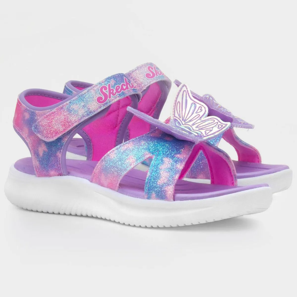 Jumpsters Girls Lavender Light Up Sandal*Skechers Best