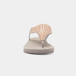 Meditation Womens Taupe Vegan Sandal*Skechers Clearance