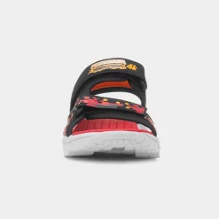 Mega Splash 4K Boys Black Sandal*Skechers Clearance