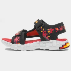 Mega Splash 4K Boys Black Sandal*Skechers Clearance