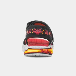 Mega Splash 4K Boys Black Sandal*Skechers Clearance