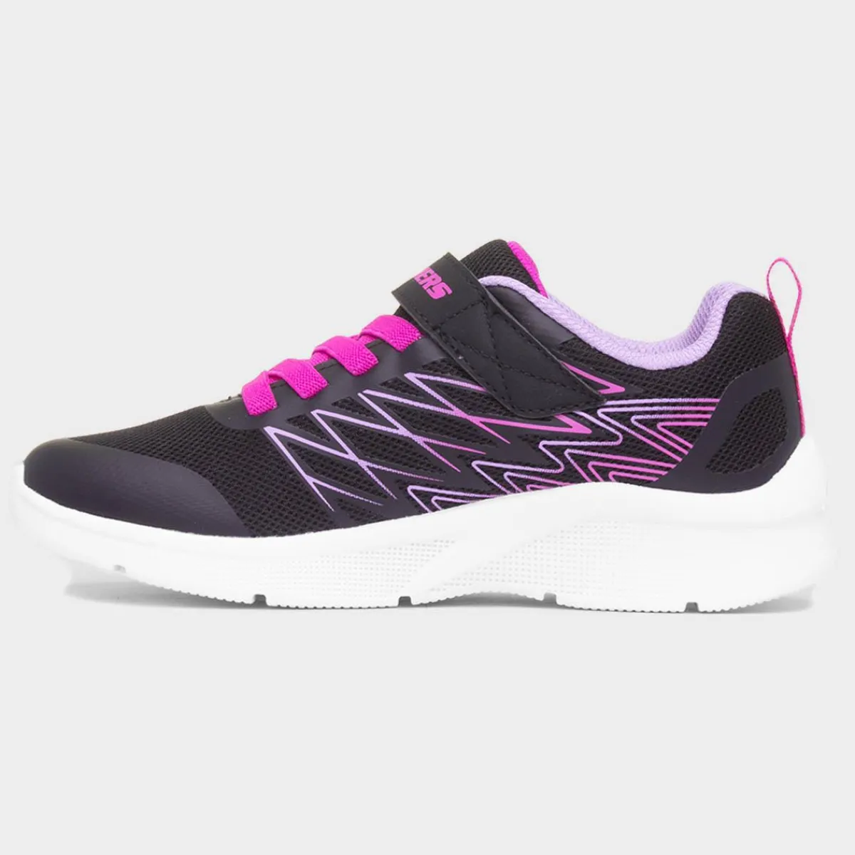 Microspec Bold Delight Kids Black Trainer*Skechers Discount