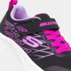 Microspec Bold Delight Kids Black Trainer*Skechers Discount