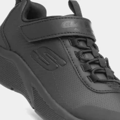 Microspec Classroom Kids Black Trainer*Skechers Sale