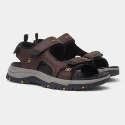 Prewitt Rigdon Mens Brown Vegan Sandal*Skechers Best