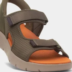 Slip Ins Go Walk Flex Mens Olive Sandal*Skechers Best